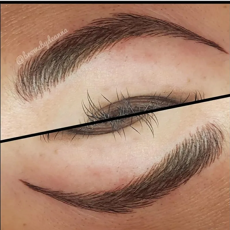 Healed microbladed brows by Deanna