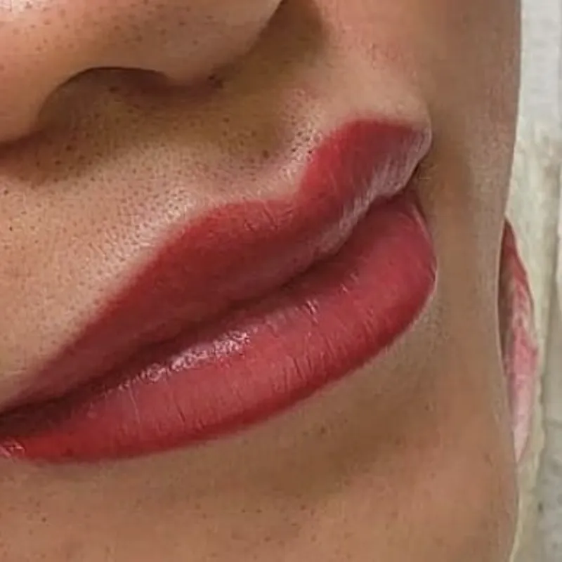 Lip blush permanent makeup